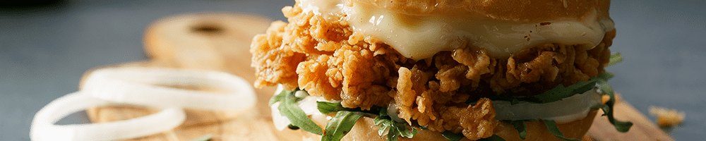 American style burger meals
