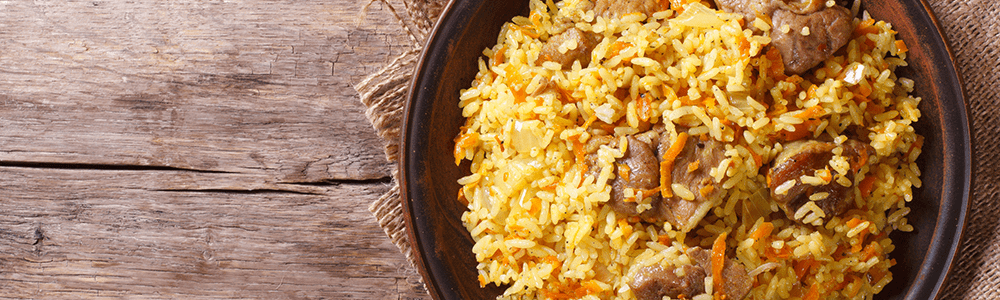 Bami, nasi, witte rijst of Tjauw Min