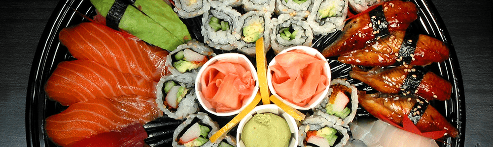 Sushi menu's