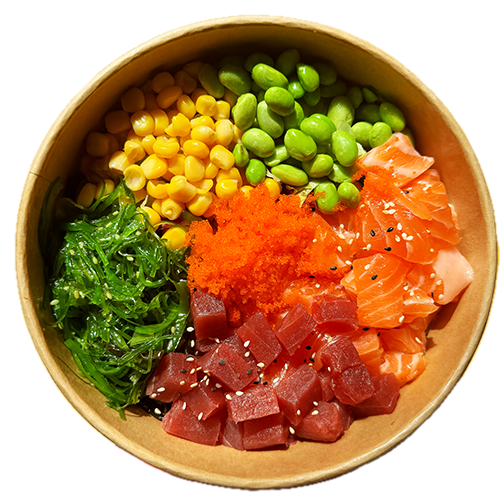 Poké salmon tuna