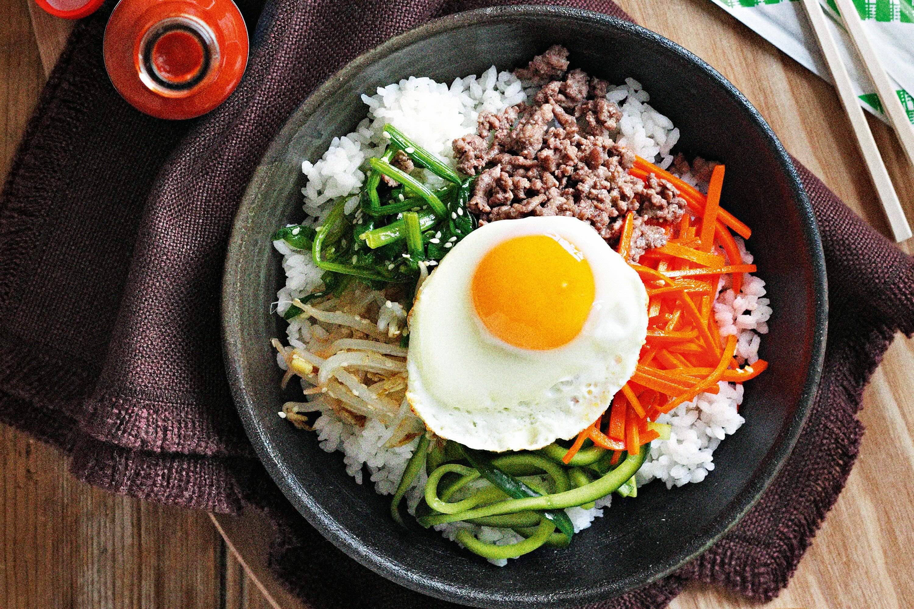 Bibimbap (Korean Rice Bowl)