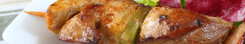 Saté menu's